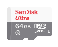 SANDISK ULTRA ANDROID microSDXC 64GB 80MB/s Class 10 UHS-I* SDSQUNS-064G-GN3MN - 409231 - zdjęcie 1